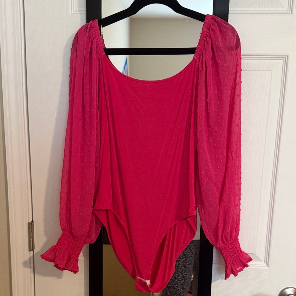 Elegant Pink Women's Bodysuit